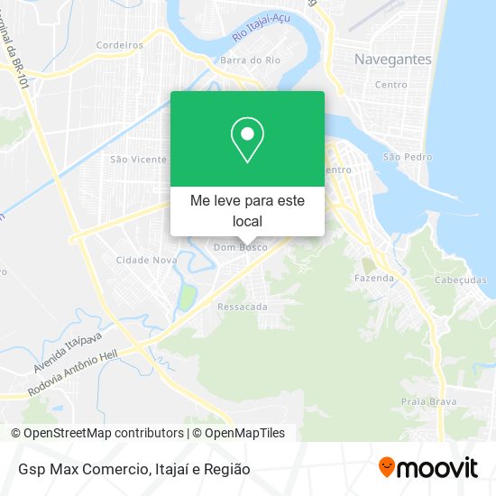 Gsp Max Comercio mapa