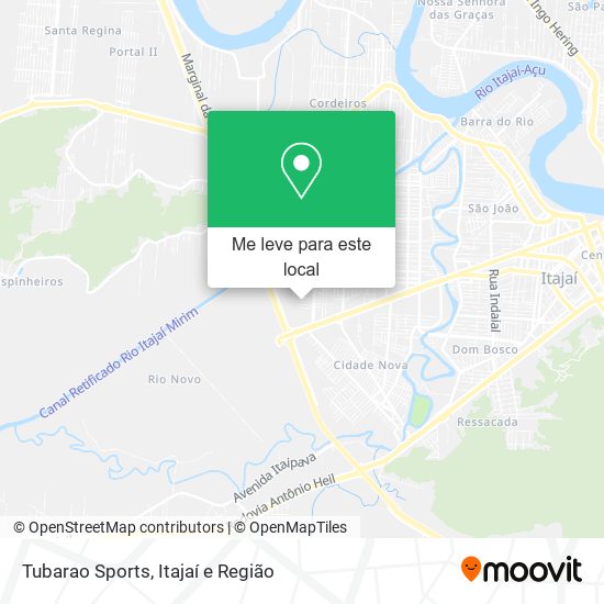 Tubarao Sports mapa