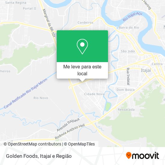 Golden Foods mapa