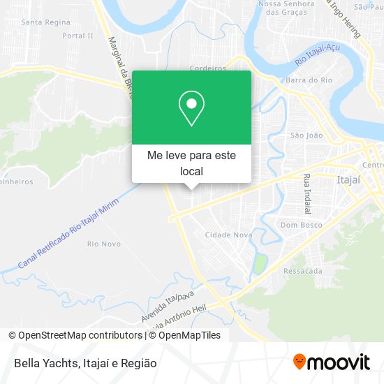 Bella Yachts mapa