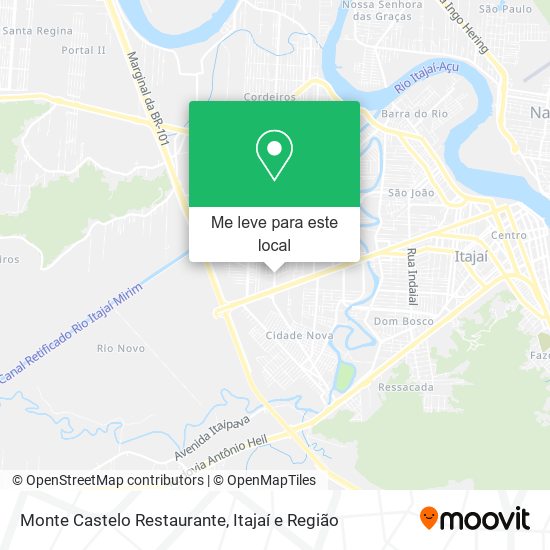 Monte Castelo Restaurante mapa