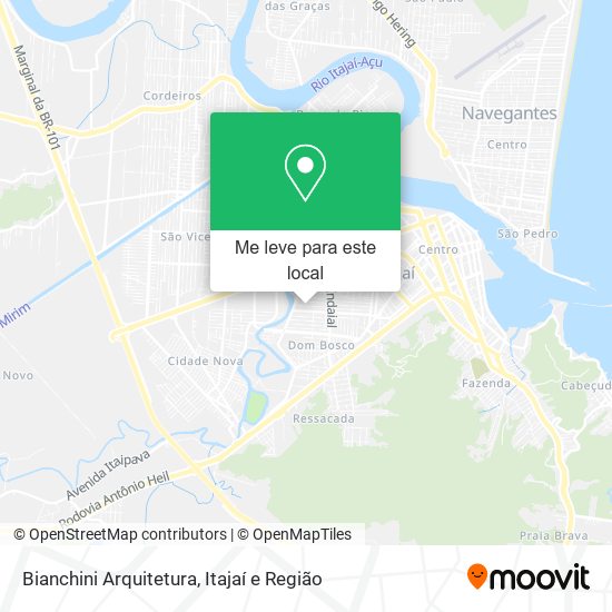 Bianchini Arquitetura mapa