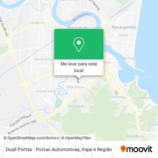 Duall Portas - Portas Automotivas mapa