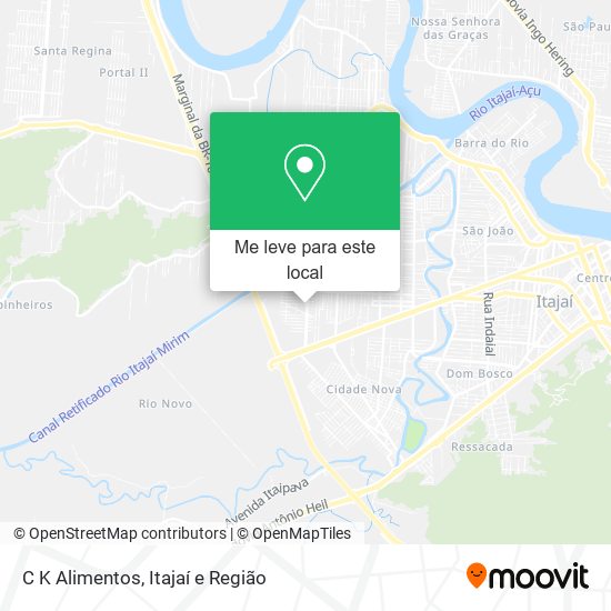 C K Alimentos mapa