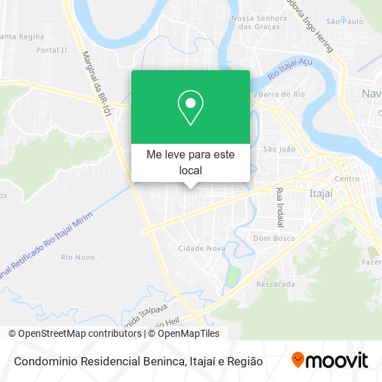 Condominio Residencial Beninca mapa