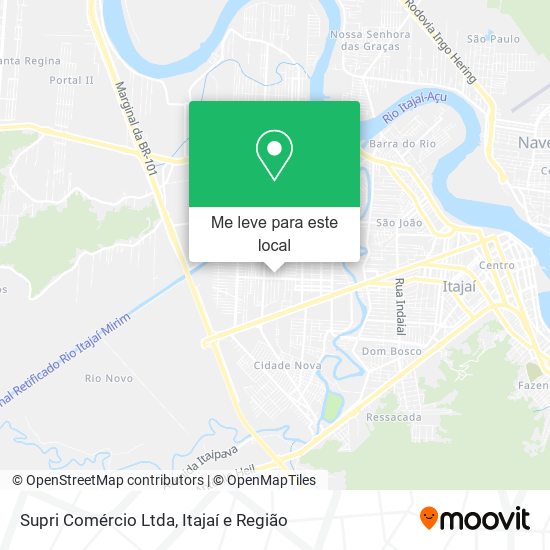 Supri Comércio Ltda mapa