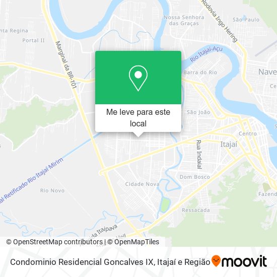 Condominio Residencial Goncalves IX mapa