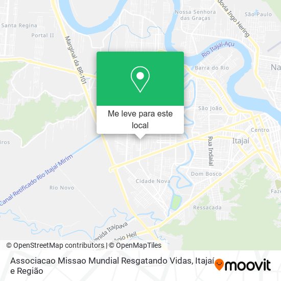 Associacao Missao Mundial Resgatando Vidas mapa