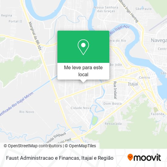 Faust Administracao e Financas mapa