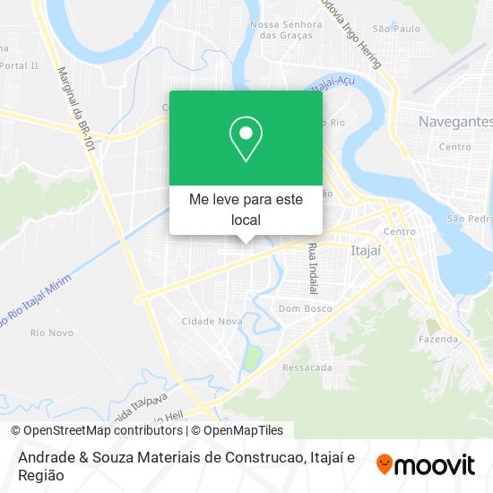 Andrade & Souza Materiais de Construcao mapa