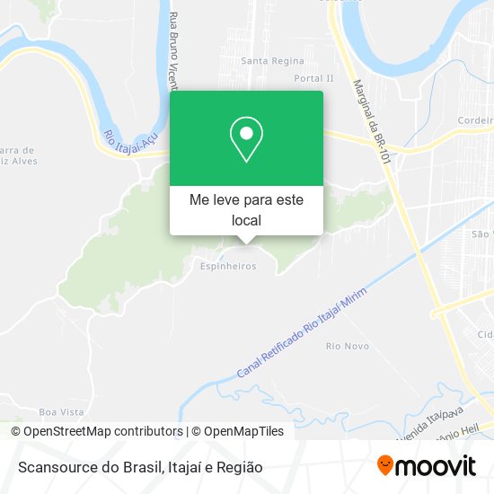 Scansource do Brasil mapa