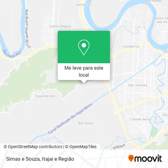 Simas e Souza mapa