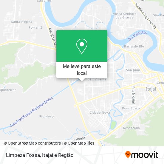 Limpeza Fossa mapa