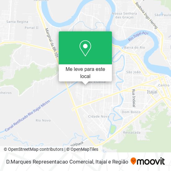D.Marques Representacao Comercial mapa