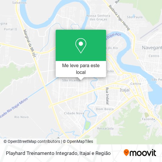 Playhard Treinamento Integrado mapa