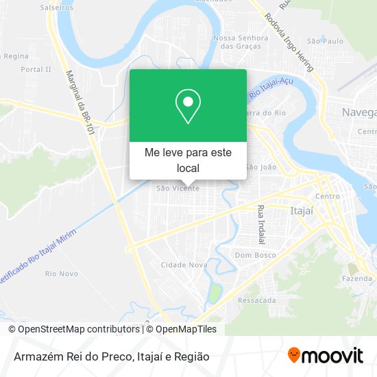 Armazém Rei do Preco mapa