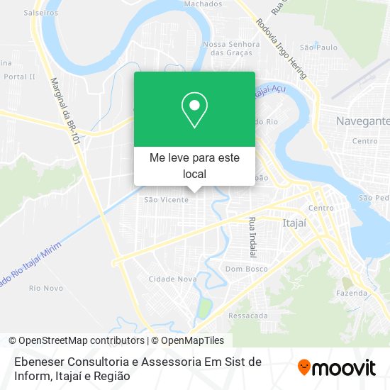 Ebeneser Consultoria e Assessoria Em Sist de Inform mapa