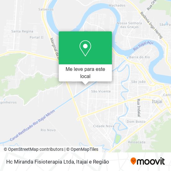 Hc Miranda Fisioterapia Ltda mapa