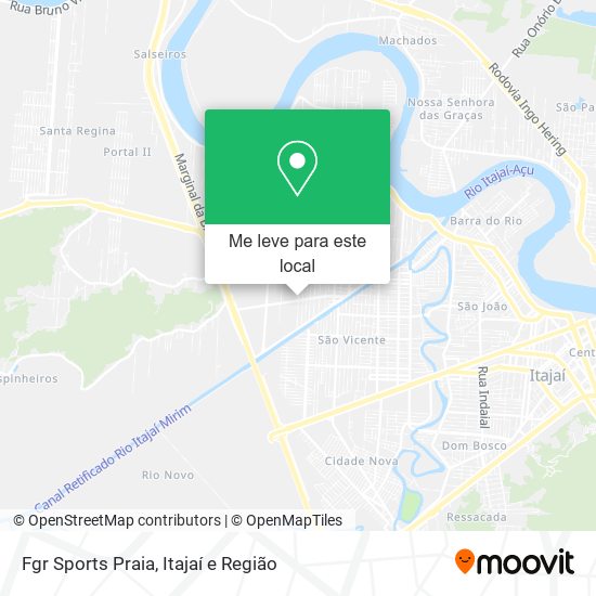 Fgr Sports Praia mapa