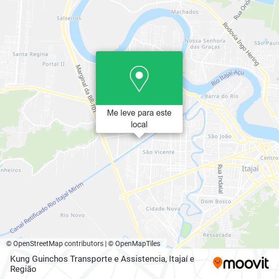 Kung Guinchos Transporte e Assistencia mapa