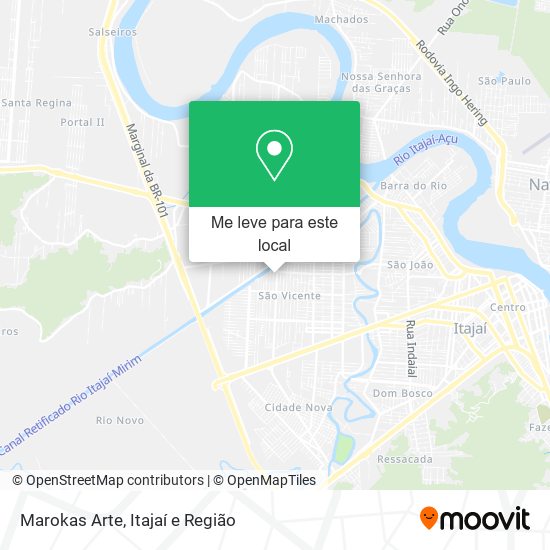 Marokas Arte mapa