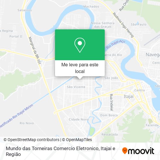 Mundo das Torneiras Comercio Eletronico mapa