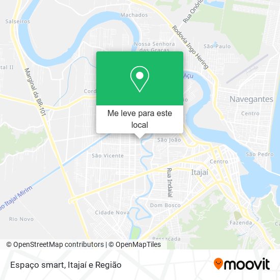 Espaço smart mapa