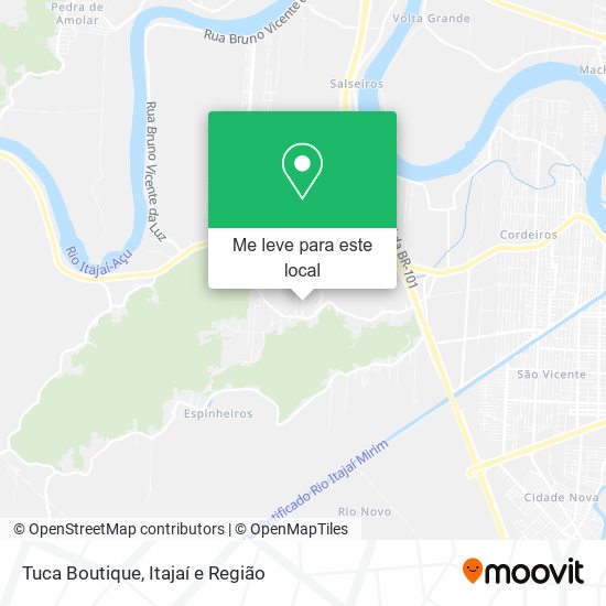 Tuca Boutique mapa