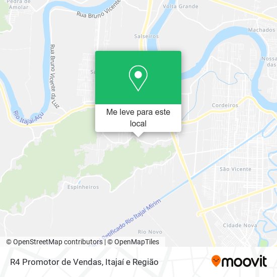 R4 Promotor de Vendas mapa