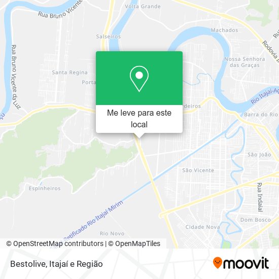 Bestolive mapa