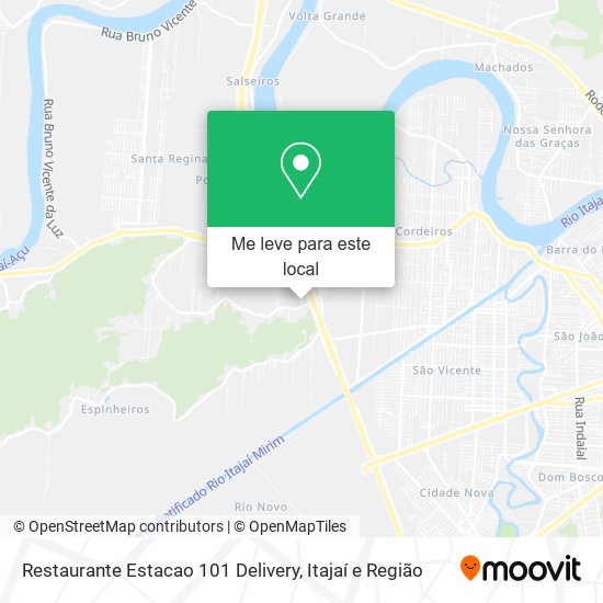Restaurante Estacao 101 Delivery mapa