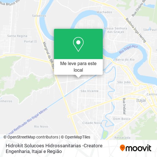 Hidrokit Solucoes Hidrossanitarias -Creatore Engenharia mapa