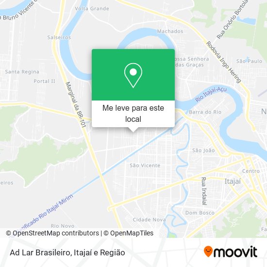 Ad Lar Brasileiro mapa
