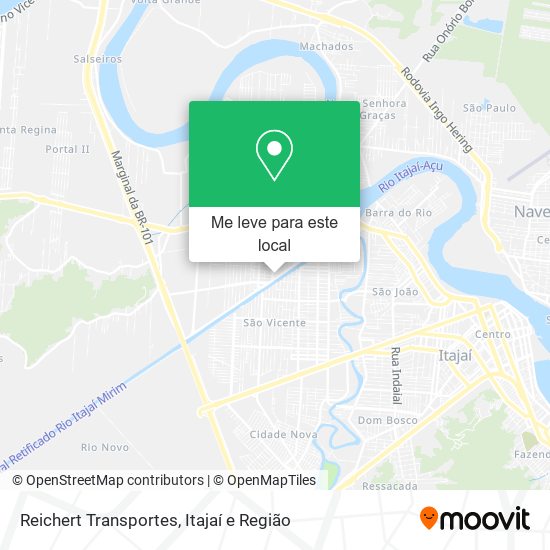 Reichert Transportes mapa