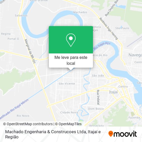 Machado Engenharia & Construcoes Ltda mapa