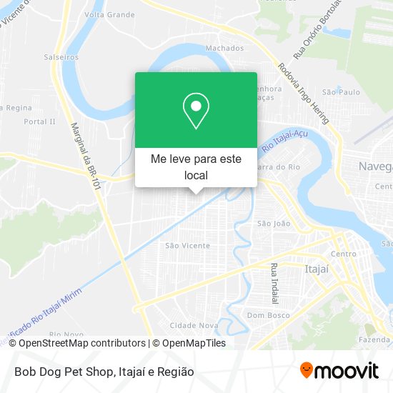 Bob Dog Pet Shop mapa