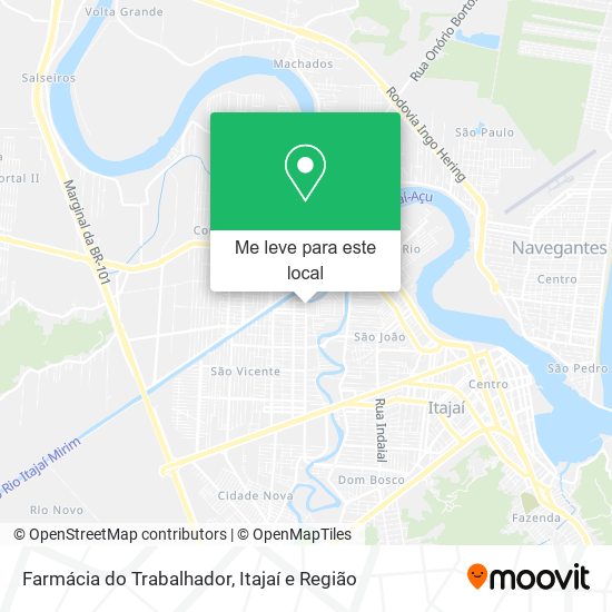 Farmácia do Trabalhador mapa