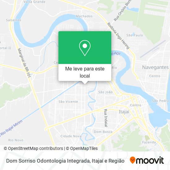 Dom Sorriso Odontologia Integrada mapa