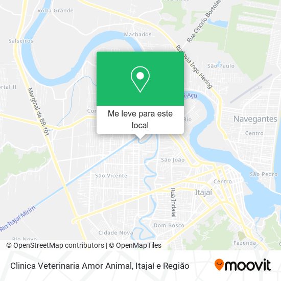 Clinica Veterinaria Amor Animal mapa