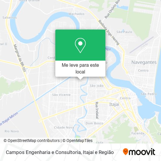 Campos Engenharia e Consultoria mapa