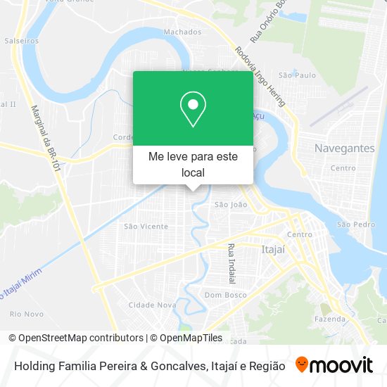 Holding Familia Pereira & Goncalves mapa
