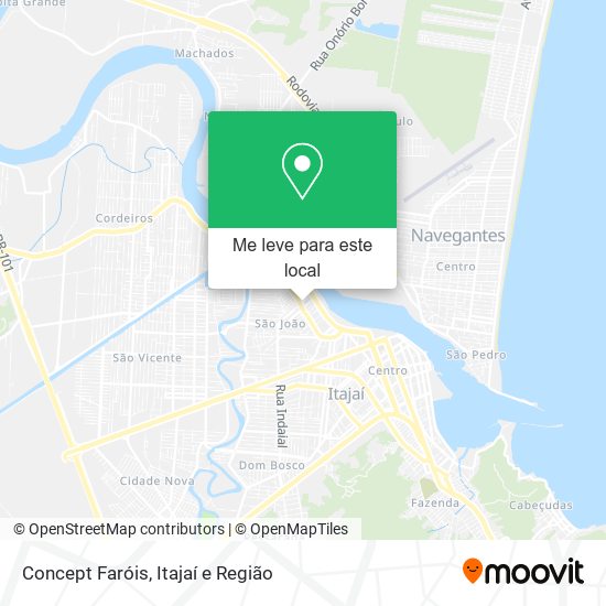 Concept Faróis mapa