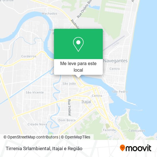 Tirrenia Srlambiental mapa
