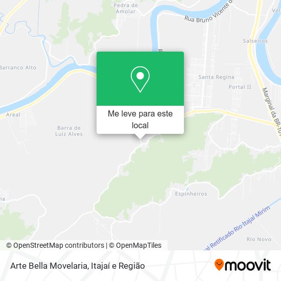 Arte Bella Movelaria mapa