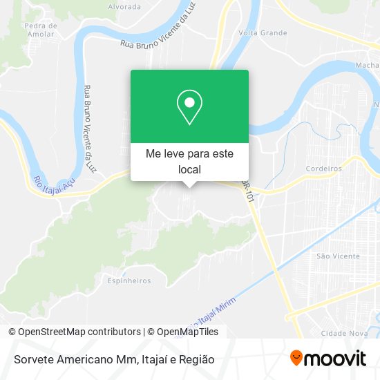 Sorvete Americano Mm mapa