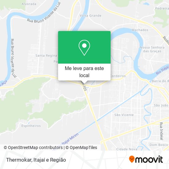 Thermokar mapa