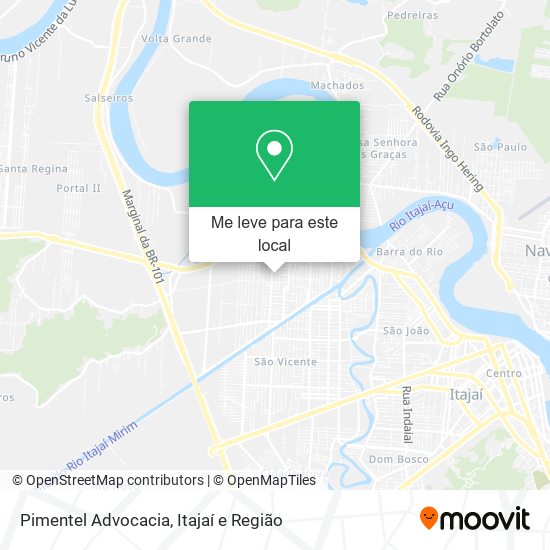 Pimentel Advocacia mapa