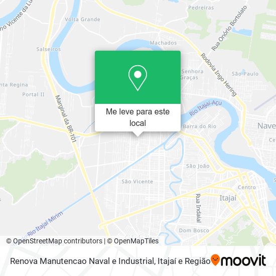 Renova Manutencao Naval e Industrial mapa