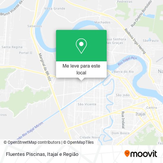 Fluentes Piscinas mapa
