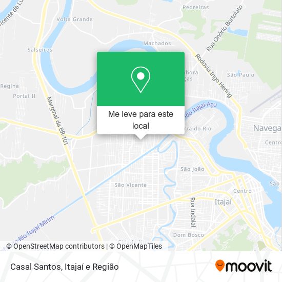 Casal Santos mapa